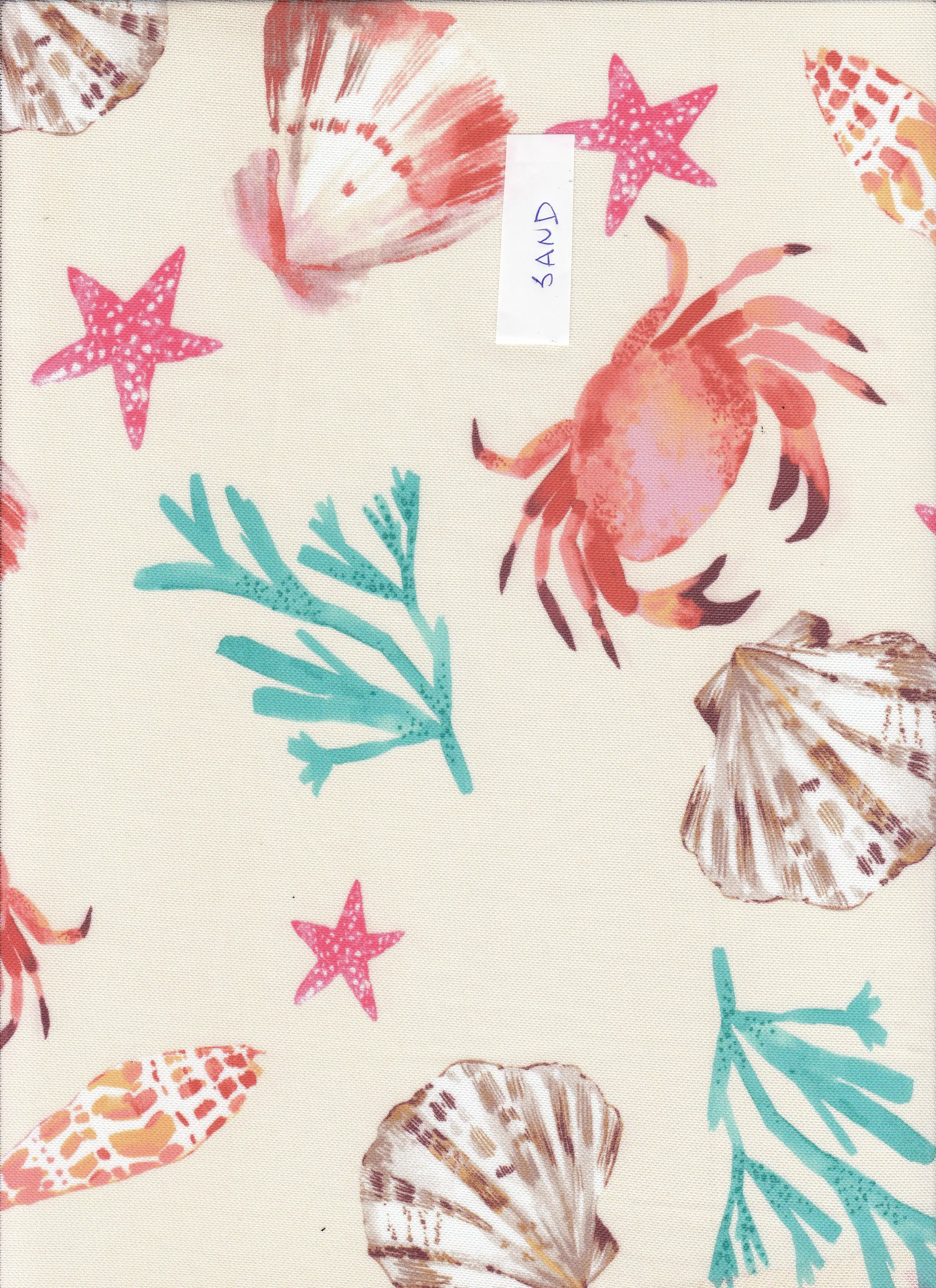 Sea Element Mesh Digital Print Fabric MESH-MS11609D - Image 8