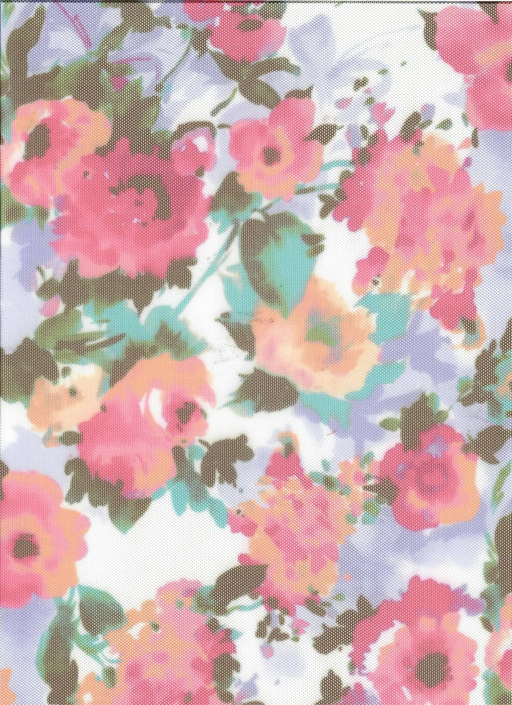 Floral Digital Mesh Print Fabric MESH-SE81097D