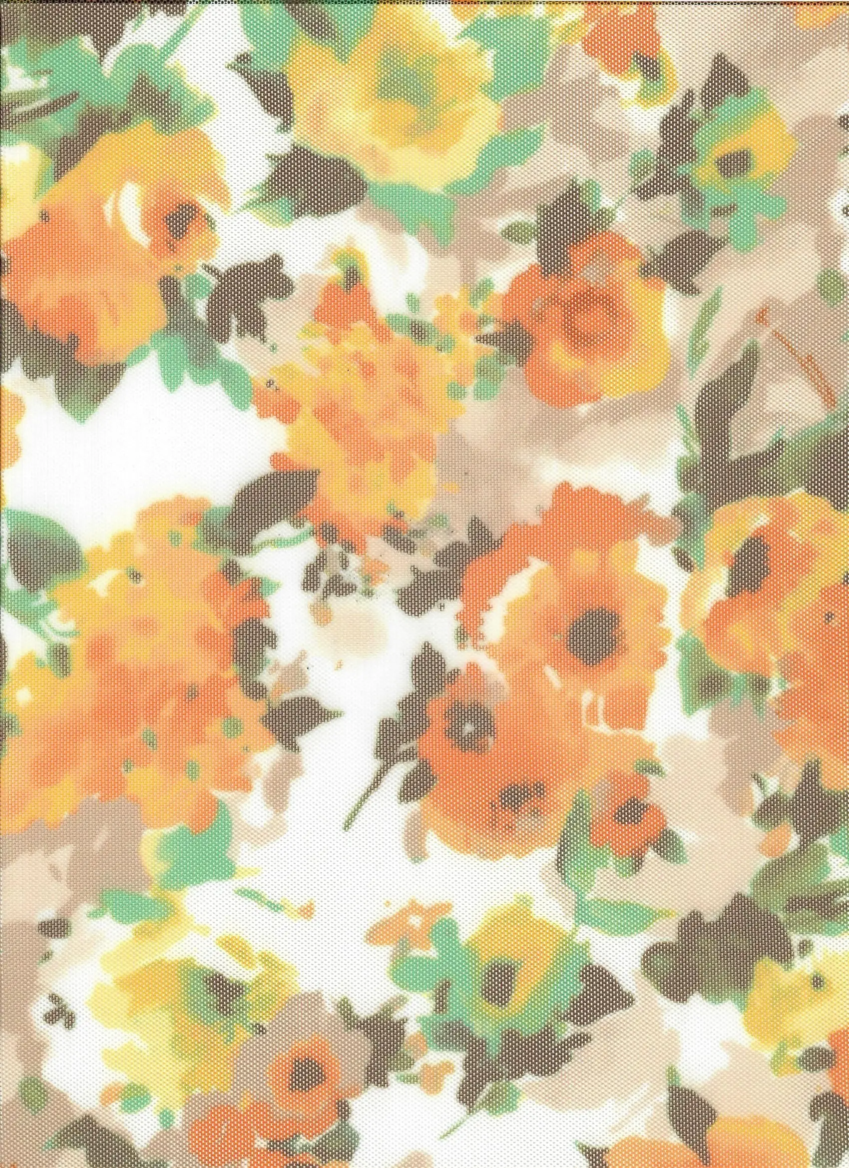 Floral Digital Mesh Print Fabric MESH-SE81097D - Image 2