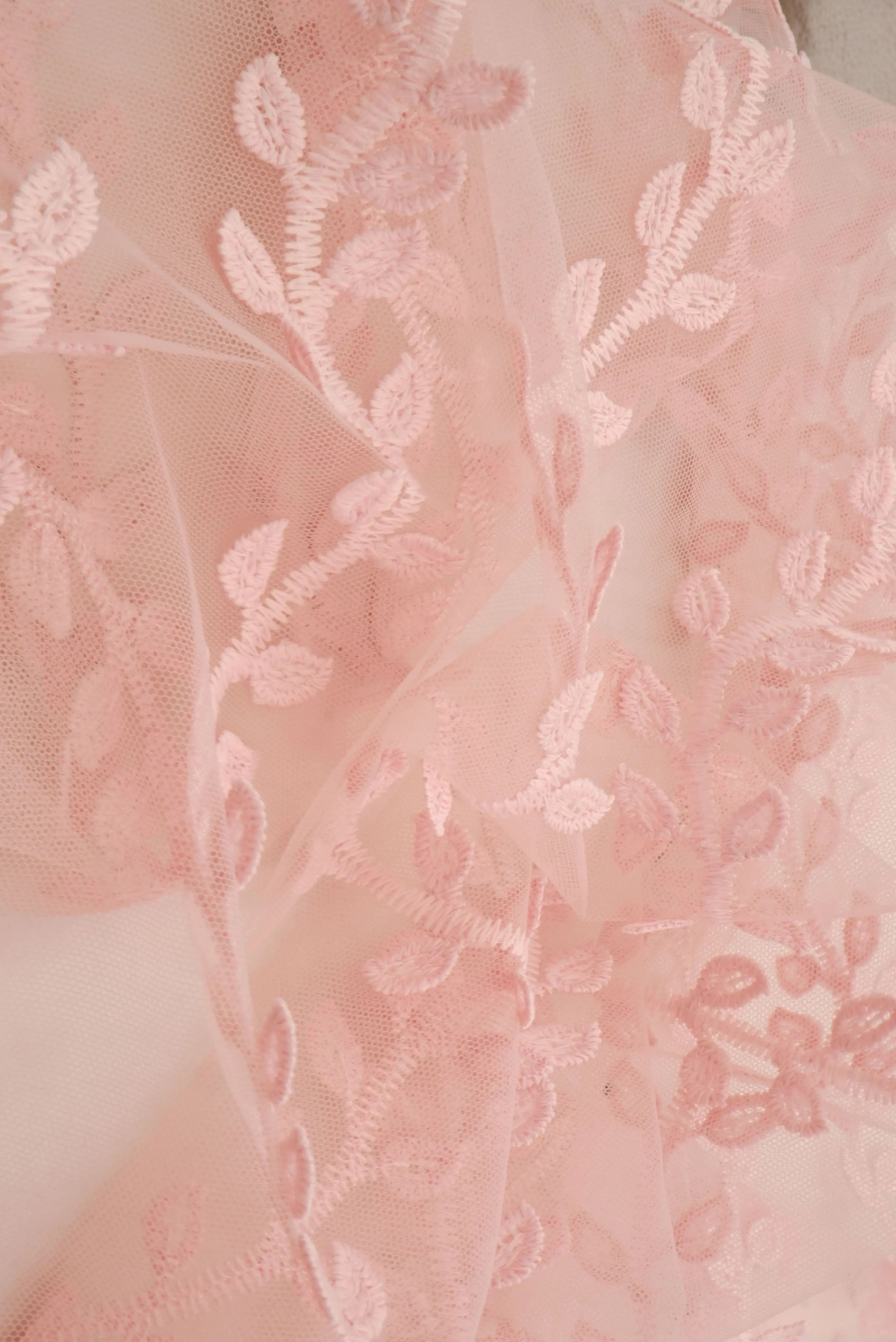 Embroidered Sequin Mesh Stretch Fabric - MESH SQ EMBR 10 - Image 3