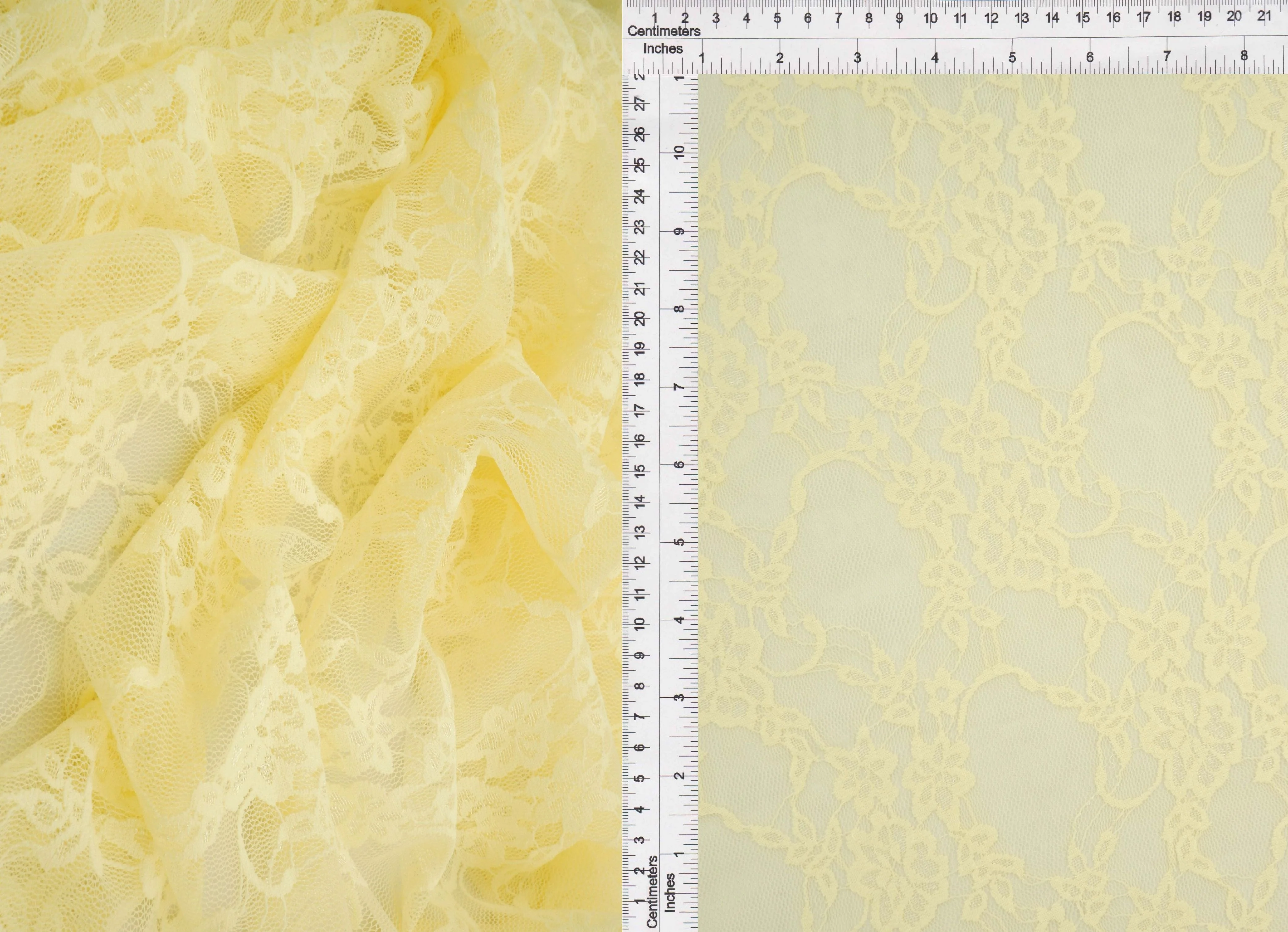 Nylon Floral Lace Fabric - LACE-1483 - Image 25