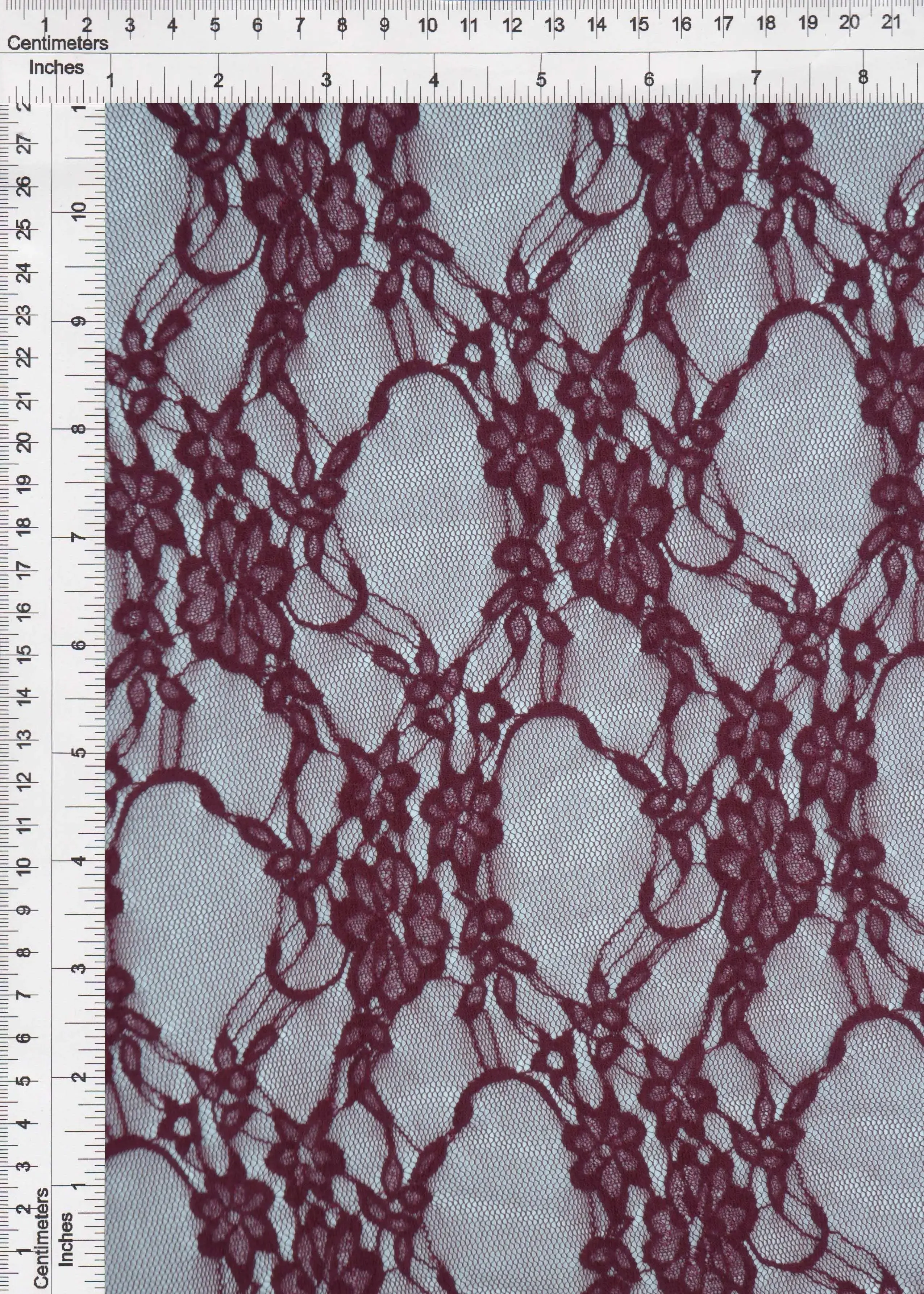 Nylon Floral Lace Fabric - LACE-1483 - Image 5