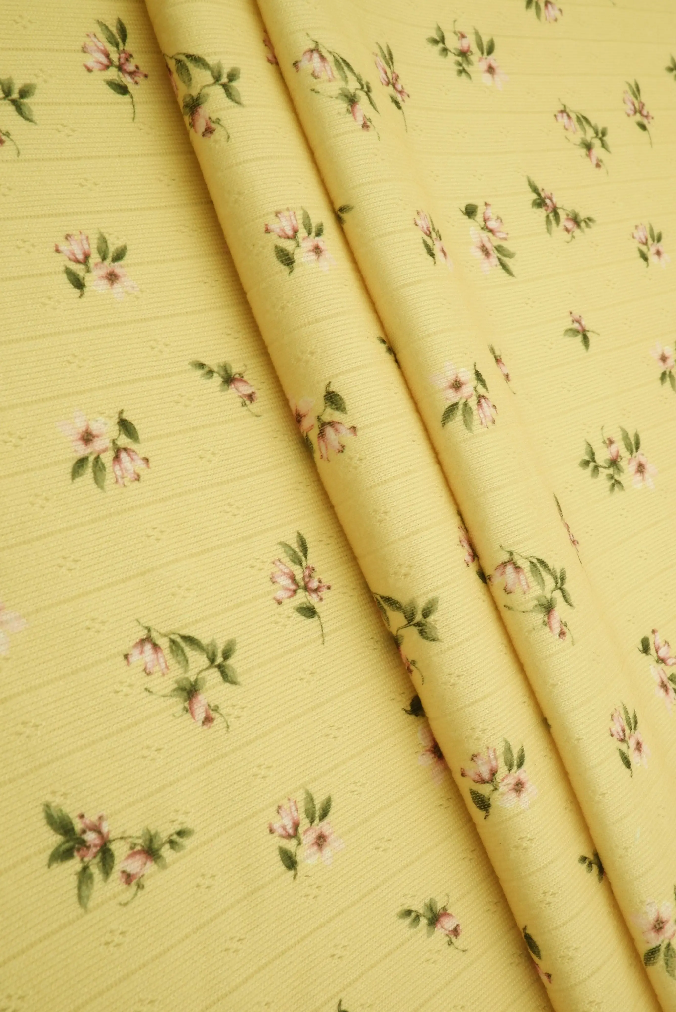 Pointelle Ditsy Print Knit Fabric - KNT4622-M11540D - Image 6