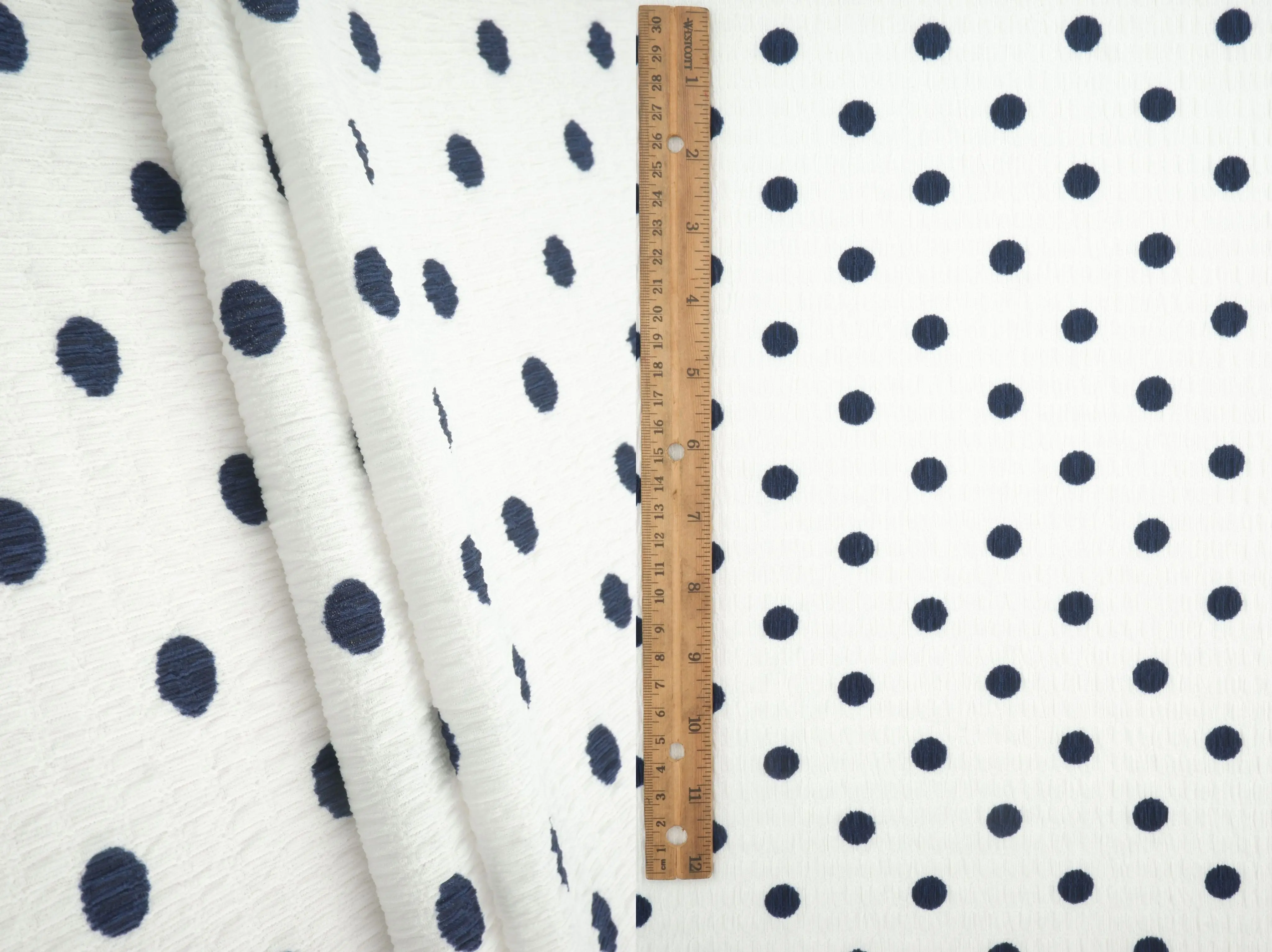 Polka Dot Crinkle Crepe Print Fabric CRP4628-SE90548 - Image 10