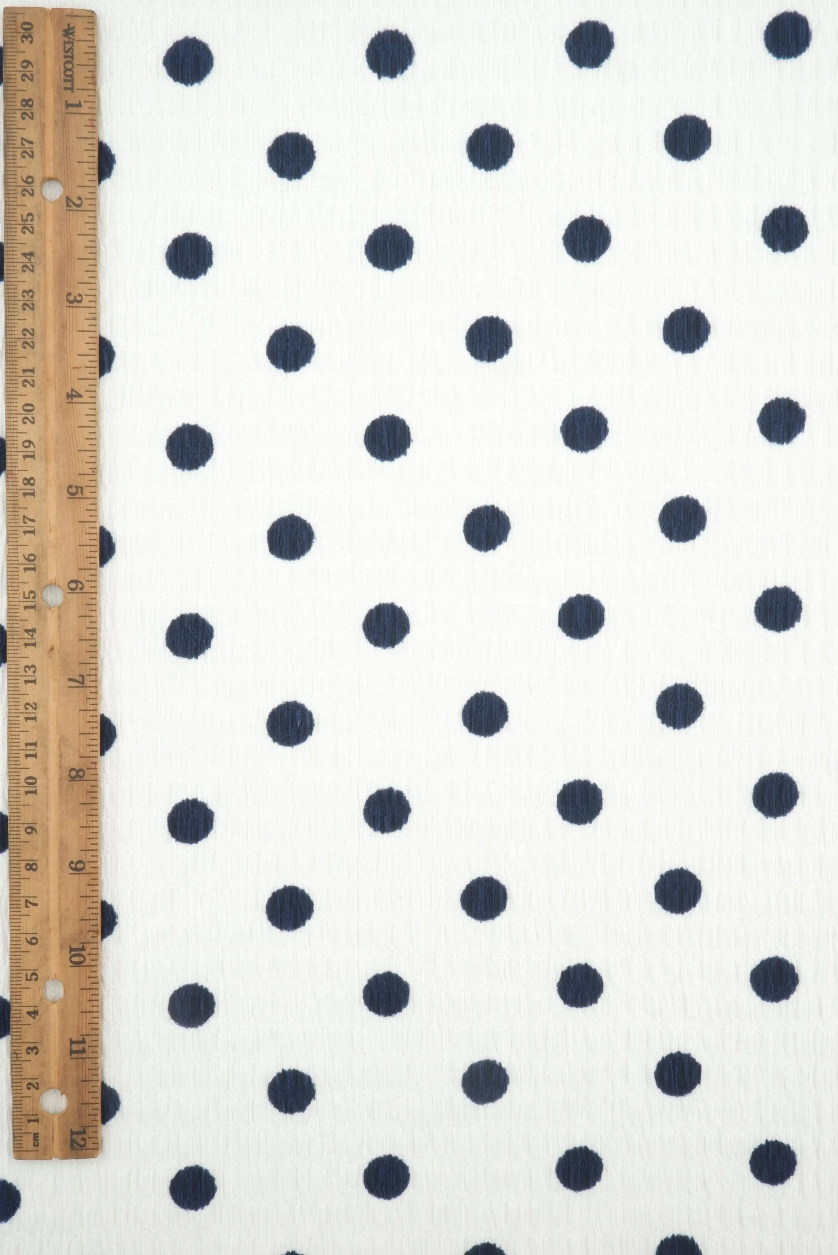 Polka Dot Crinkle Crepe Print Fabric CRP4628-SE90548 - Image 12