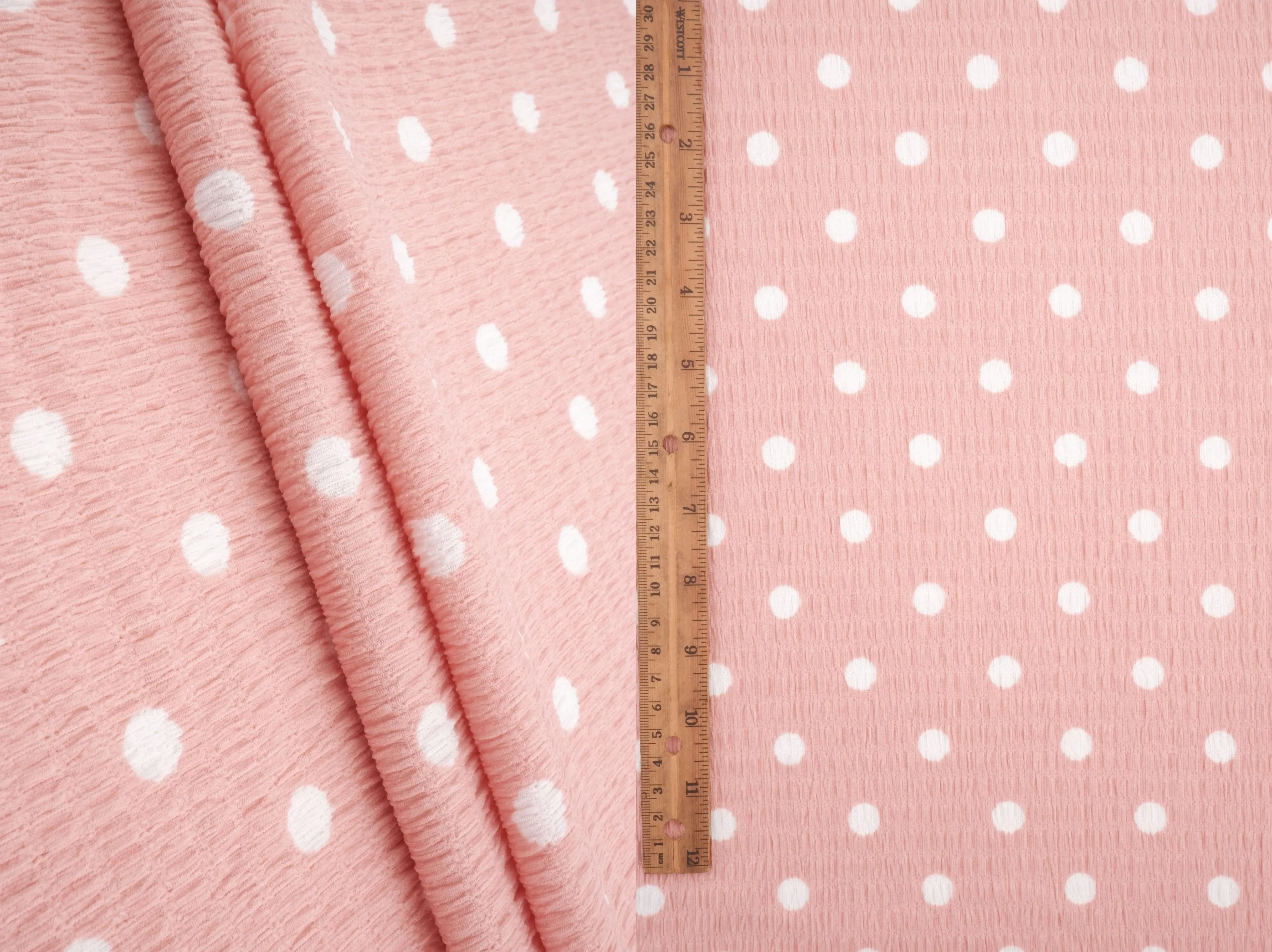 Polka Dot Crinkle Crepe Print Fabric CRP4628-SE90548 - Image 14