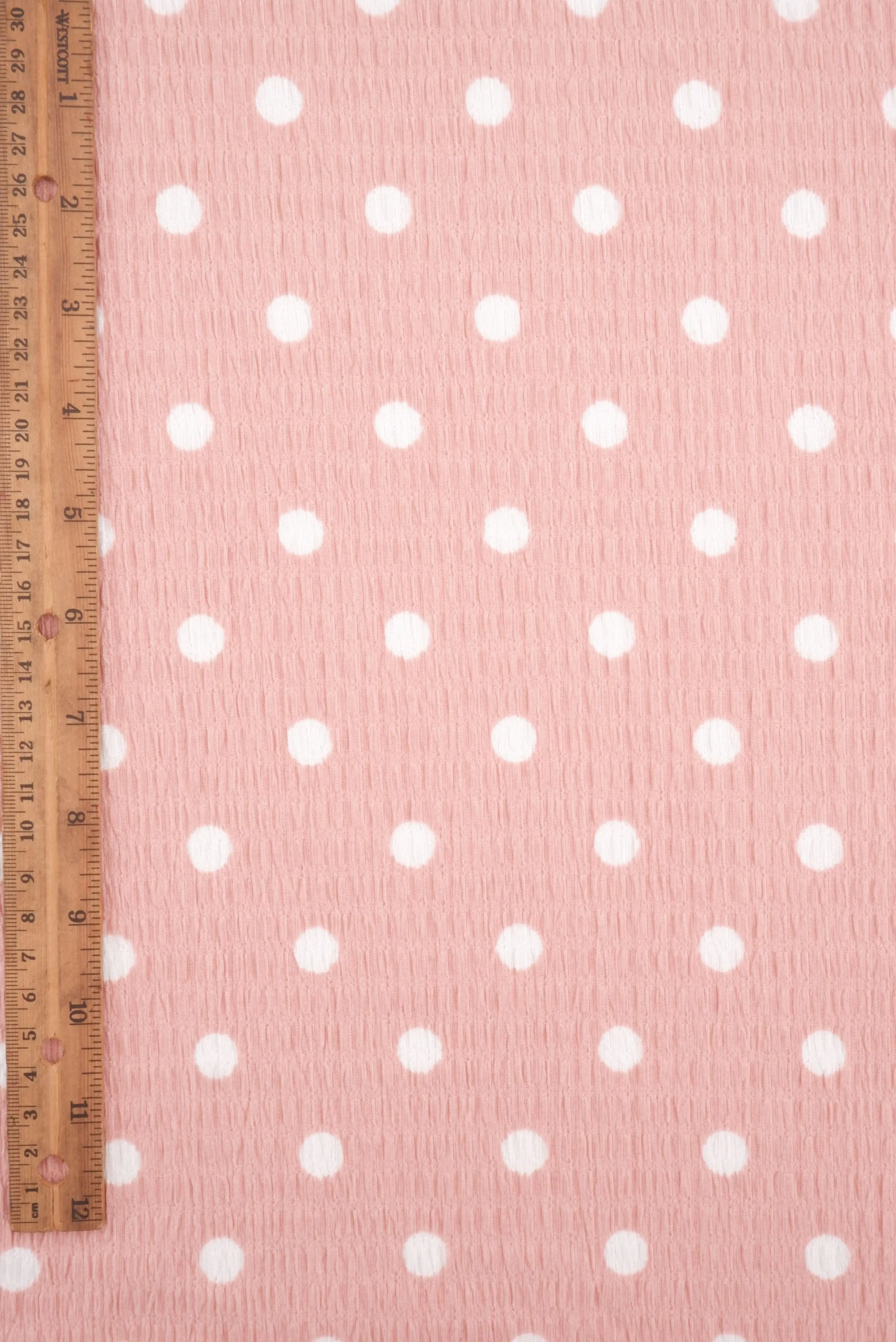 Polka Dot Crinkle Crepe Print Fabric CRP4628-SE90548 - Image 16