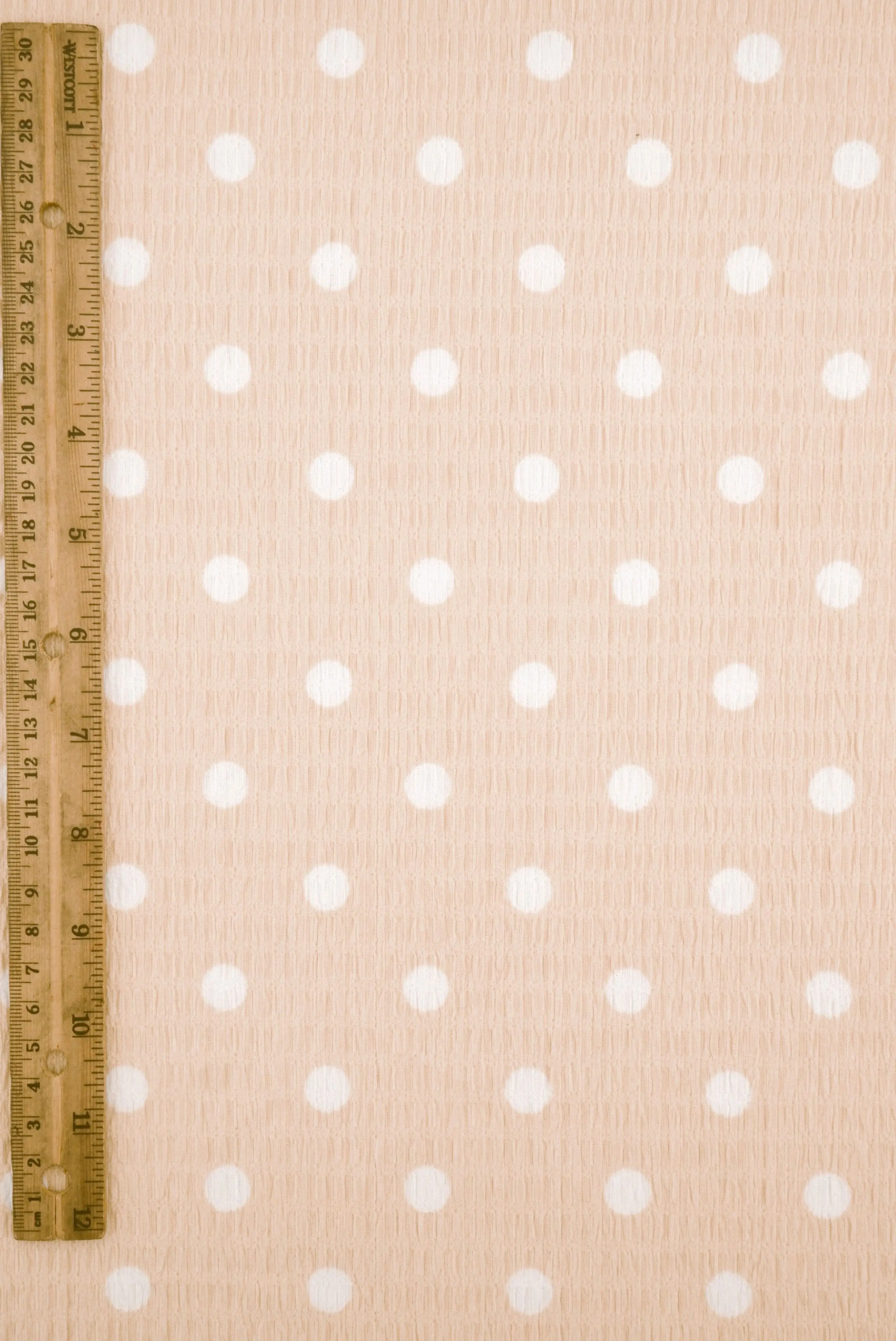 Polka Dot Crinkle Crepe Print Fabric CRP4628-SE90548 - Image 4