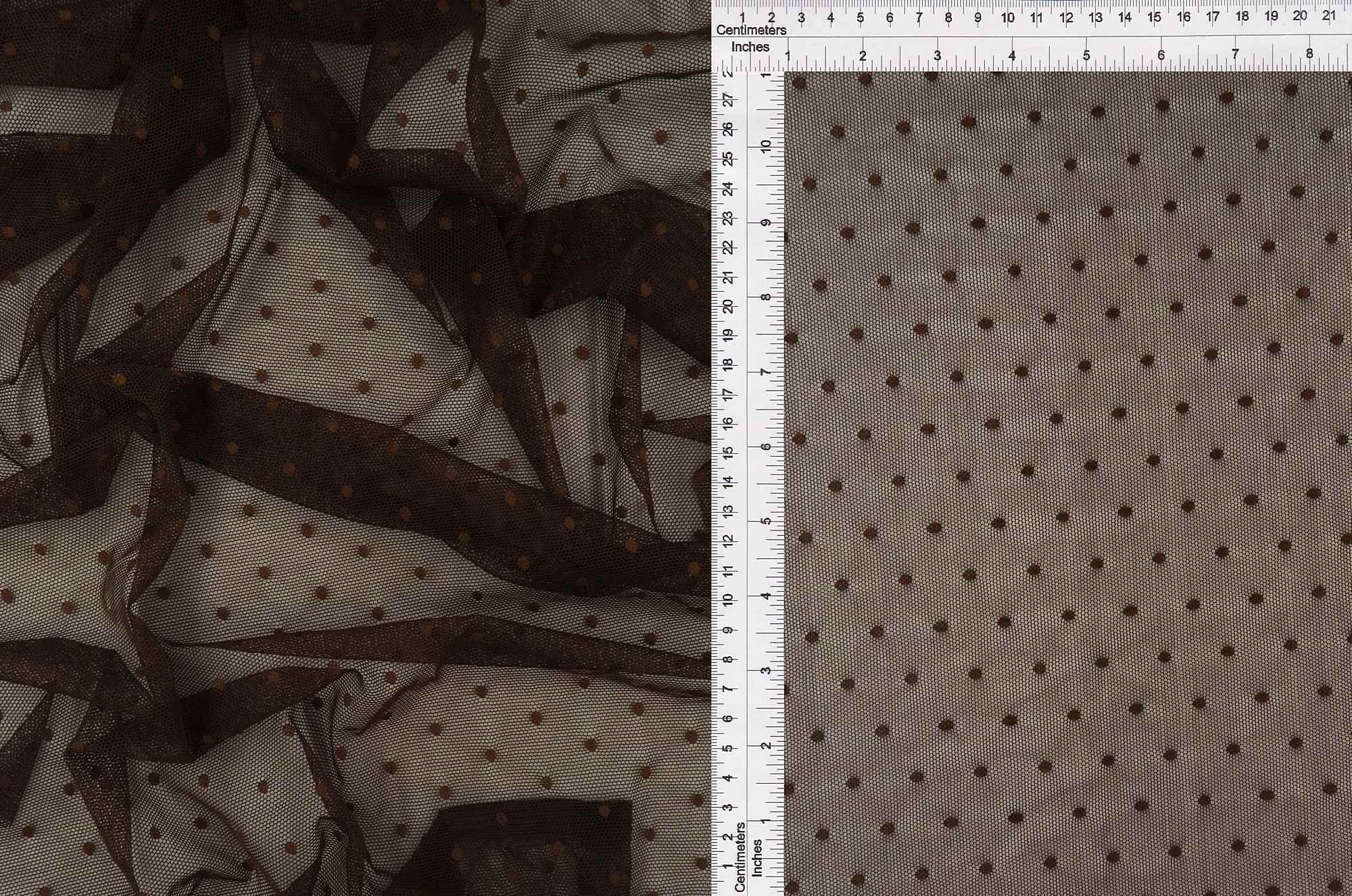 Polka Dot Lace Stretch Fabric - LACE3759 - Image 4
