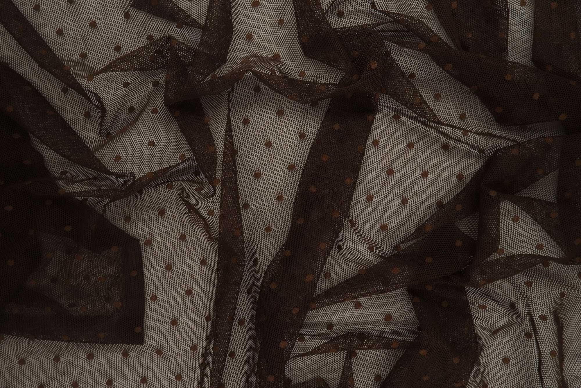 Polka Dot Lace Stretch Fabric - LACE3759 - Image 5