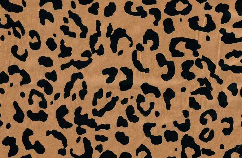 Satin Animal Print Woven Fabric - POP3709-Q10720