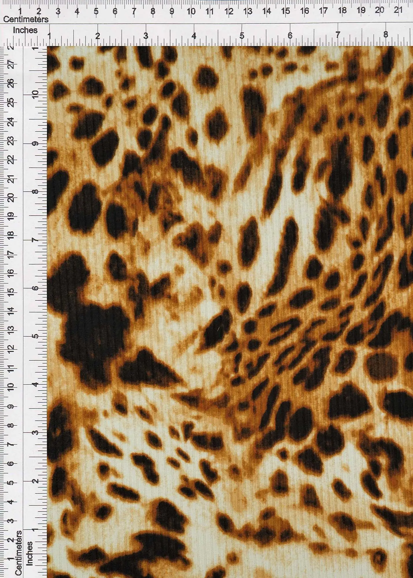 Rib Animal Print Knit Fabric KNT3422-Q11017 - Image 3