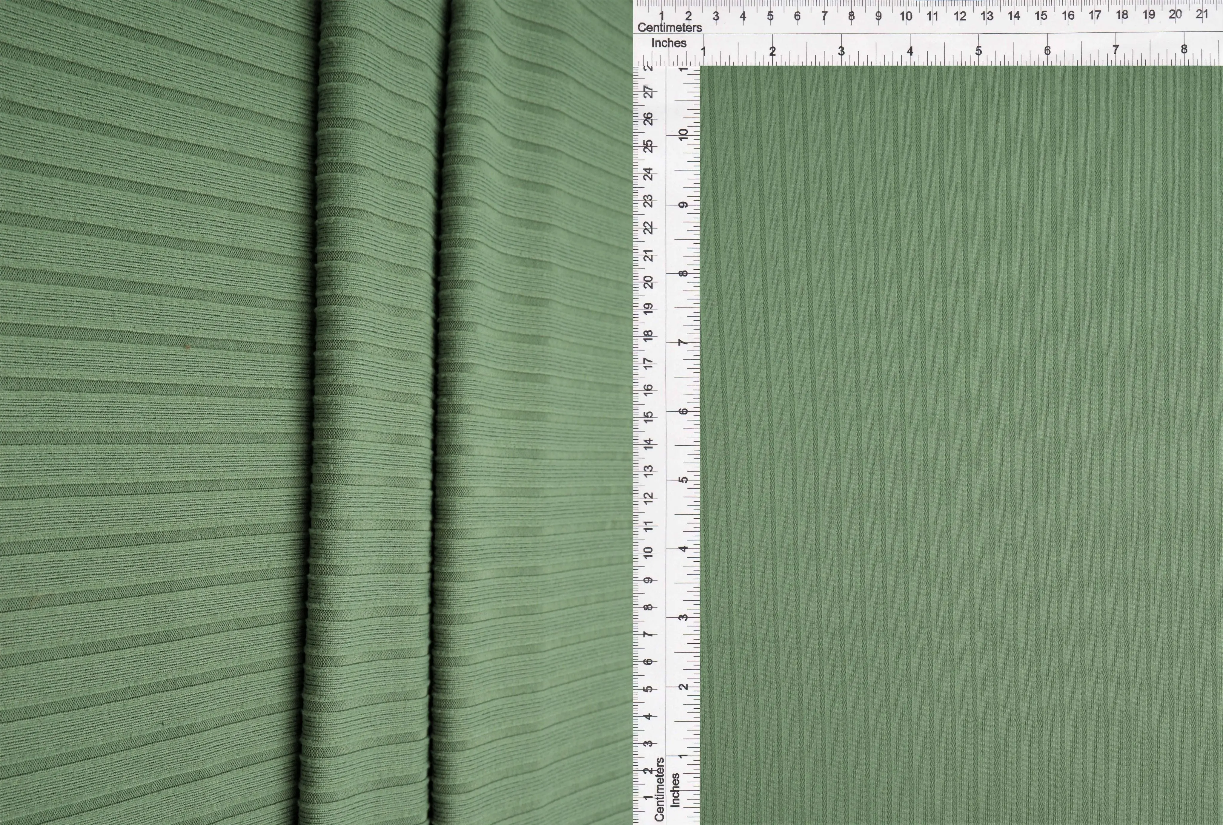 Rib Solid Stretch Knit Fabric - KNT4135 - Image 5