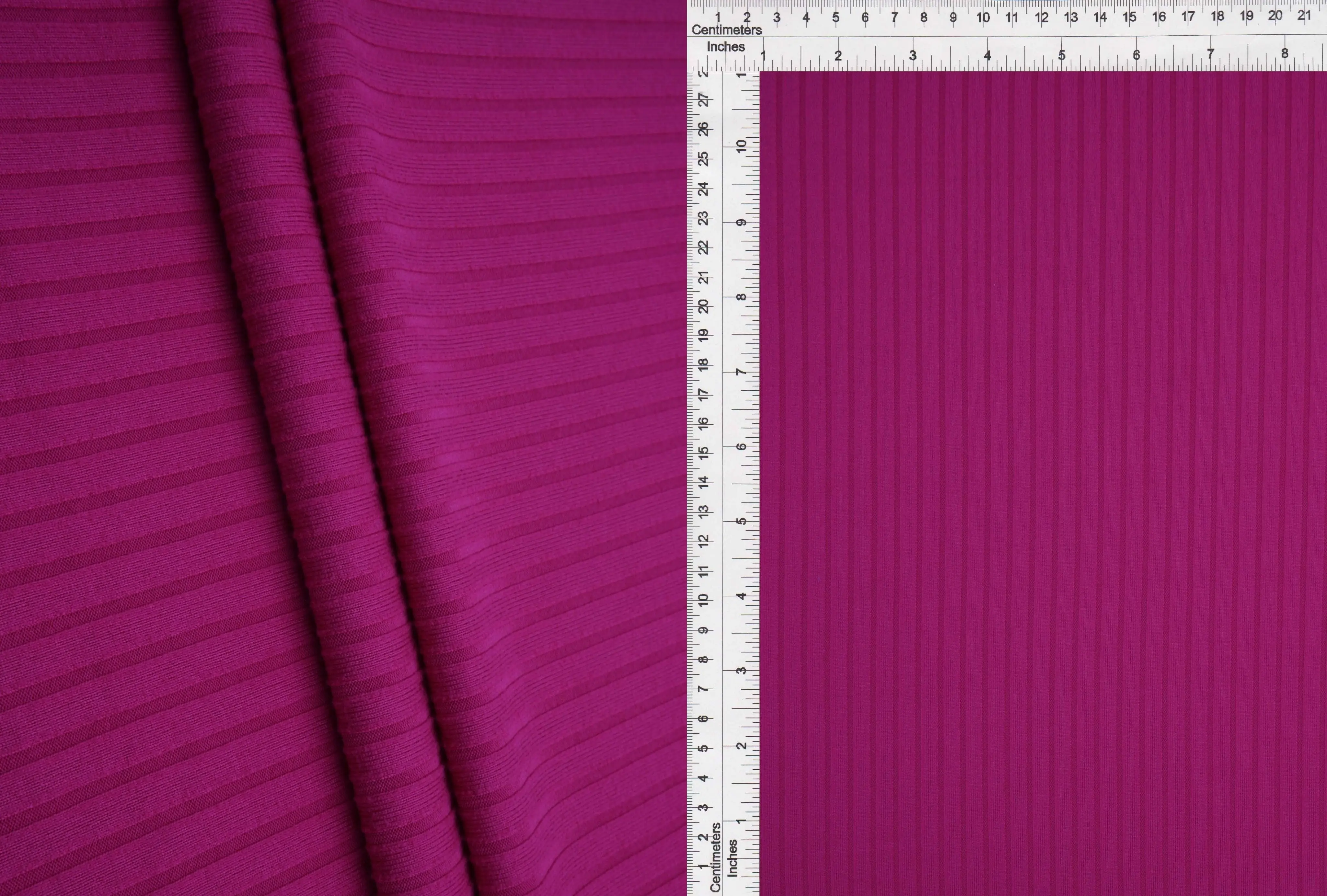 Rib Solid Stretch Knit Fabric - KNT4135 - Image 8