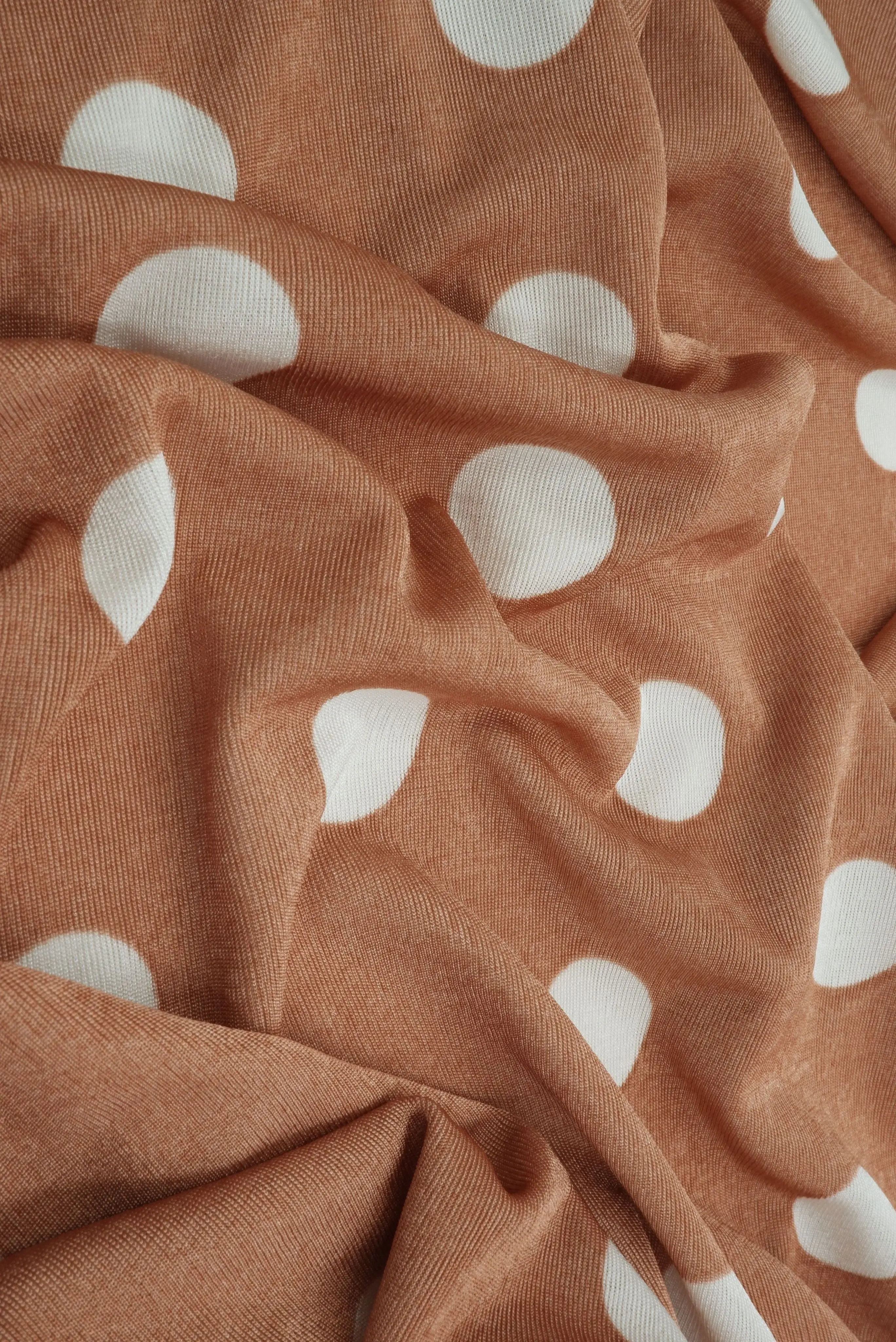Ribbed Polka Dot Stretch Knit Fabric - KNT3963-DU1960 - Image 12