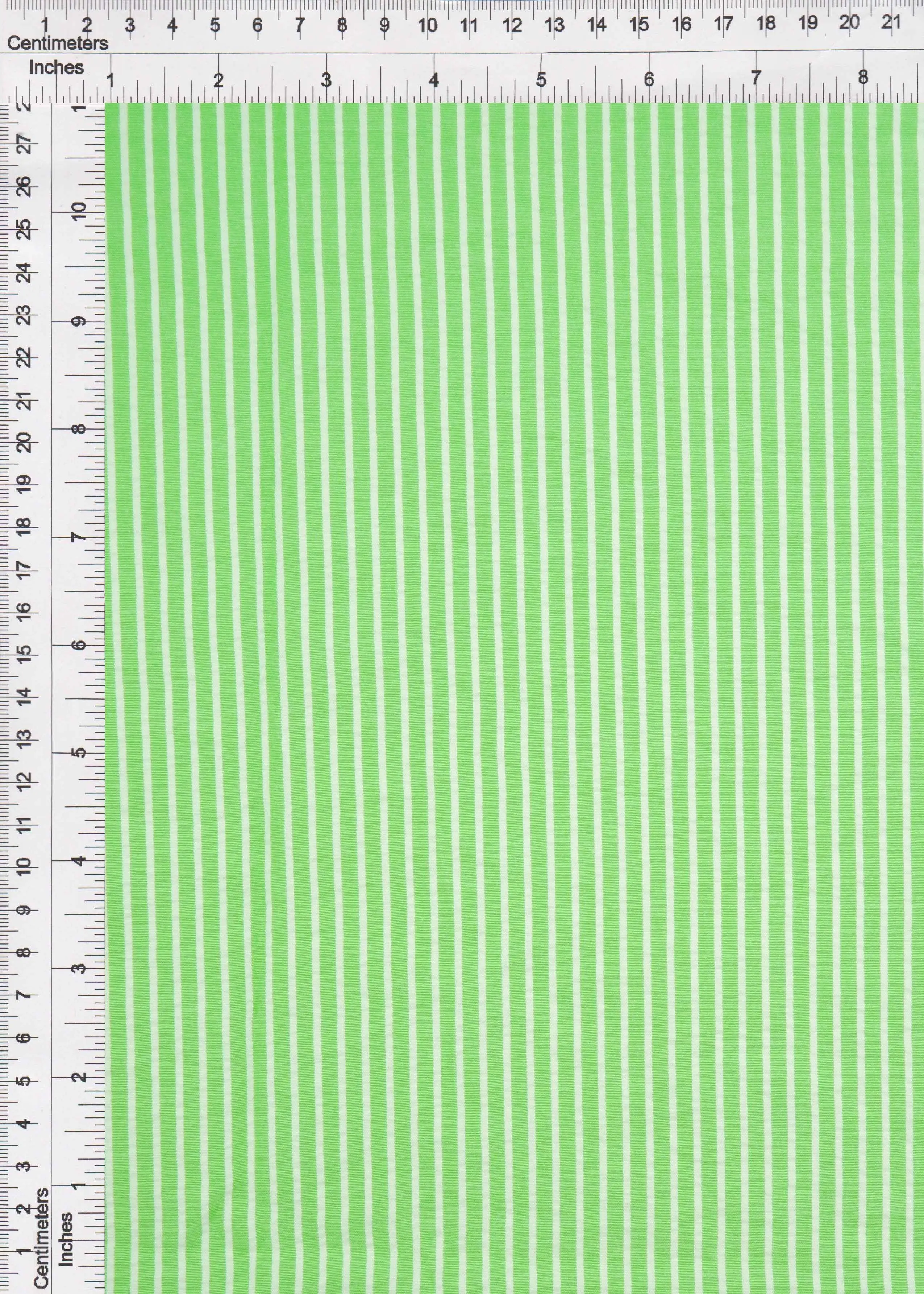 Seersucker Stripe Polyester Rayon Woven Fabric - POP4621 - Image 3