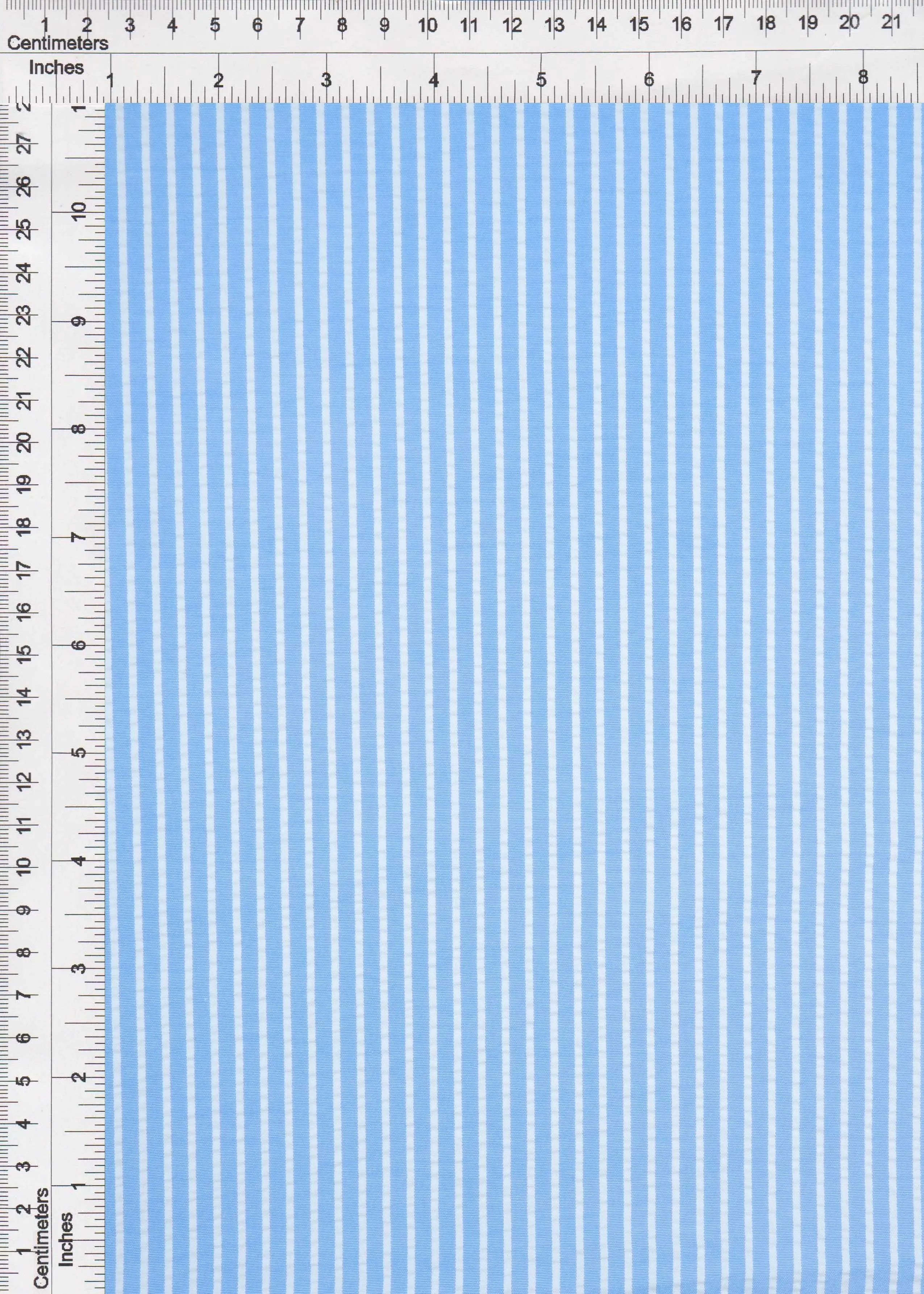 Seersucker Stripe Polyester Rayon Woven Fabric - POP4621 - Image 9