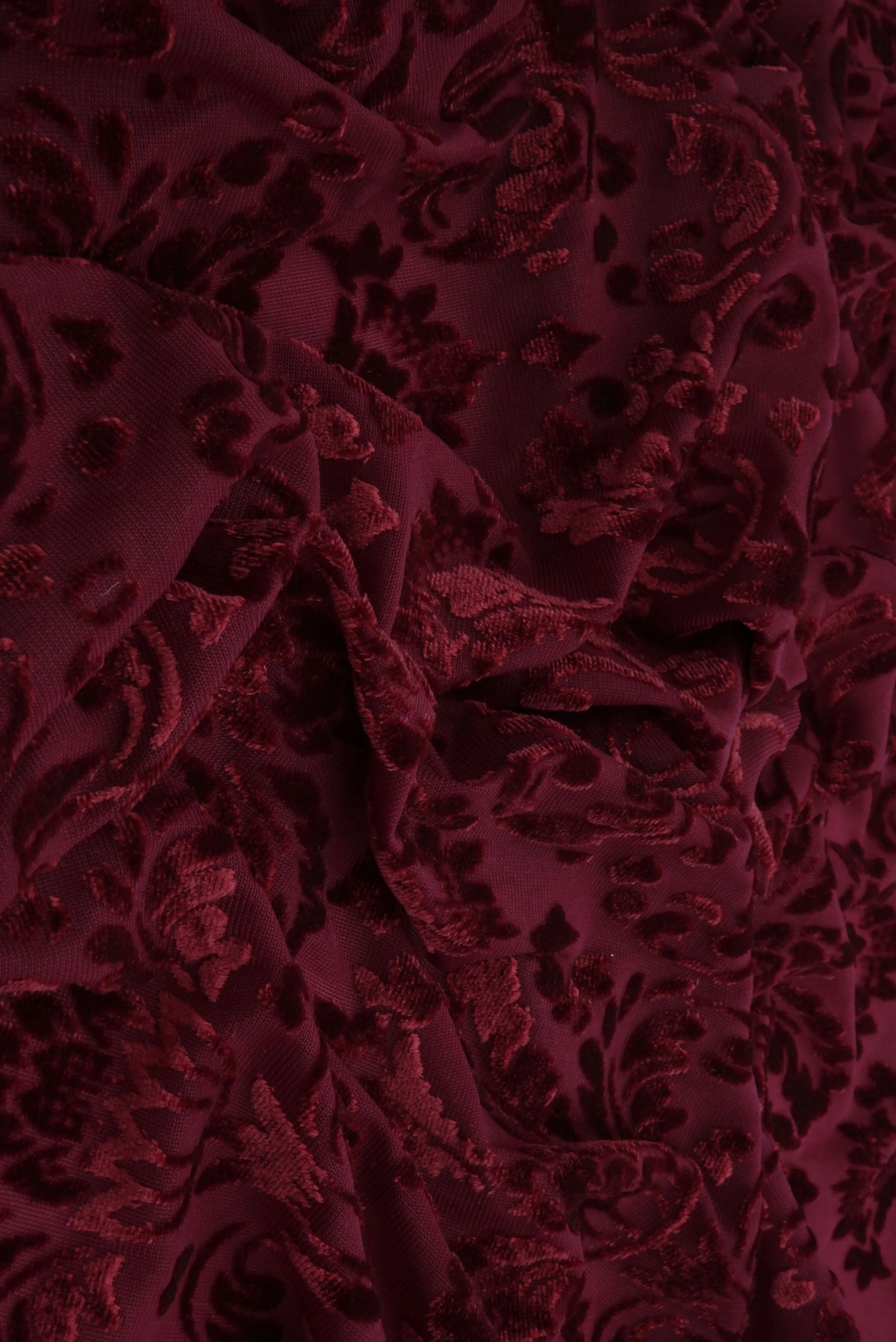 Velvet Damask Knit Fabric - KNT3869-MS11378 - Image 5