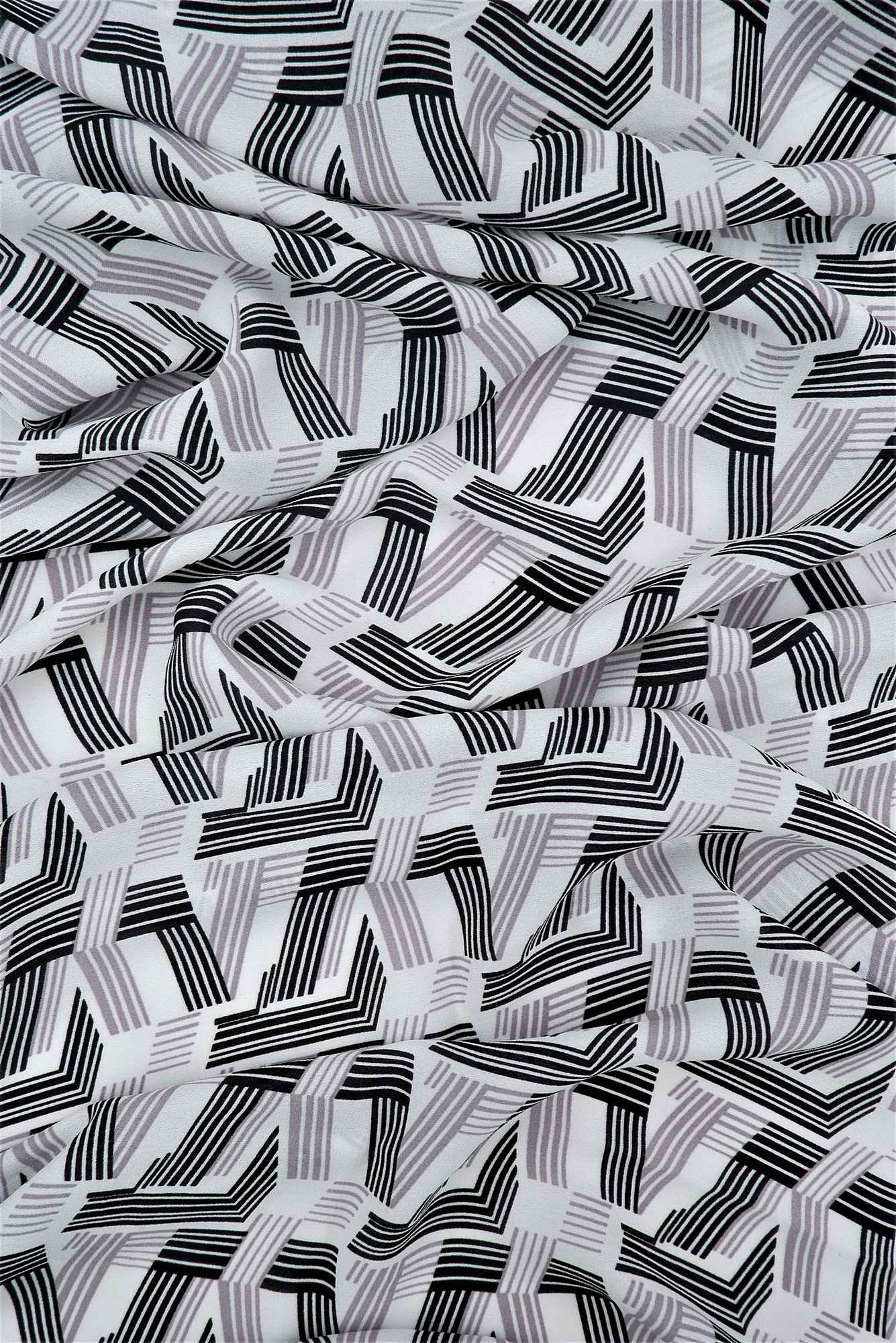 Wool Dobby Geometric Print Fabric - POP3104-MS10063 - Image 7